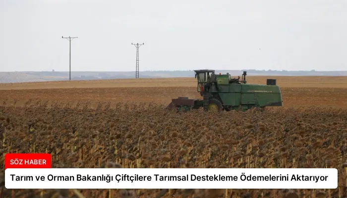 Tarım ve Orman Bakanlığı Çiftçilere Tarımsal Destekleme Ödemelerini Aktarıyor