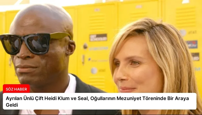 Ayrılan Ünlü Çift Heidi Klum ve Seal, Oğullarının Mezuniyet Töreninde Bir Araya Geldi