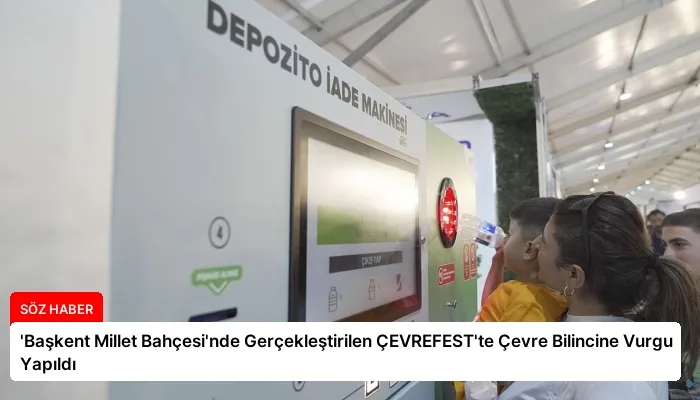‘Başkent Millet Bahçesi’nde Gerçekleştirilen ÇEVREFEST’te Çevre Bilincine Vurgu Yapıldı