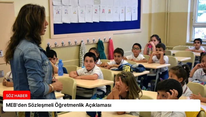 MEB’den Sözleşmeli Öğretmenlik Açıklaması