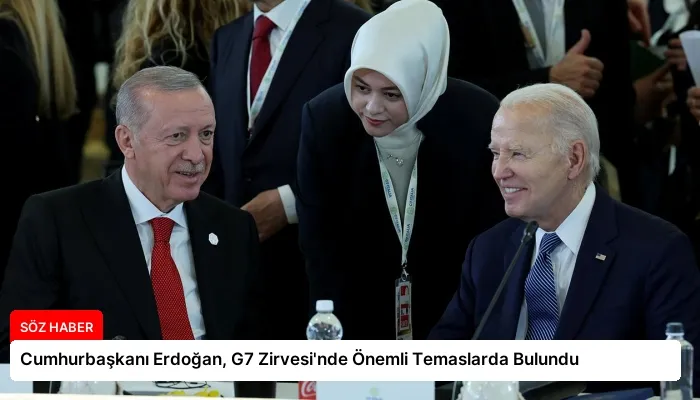 Cumhurbaşkanı Erdoğan, G7 Zirvesi’nde Önemli Temaslarda Bulundu