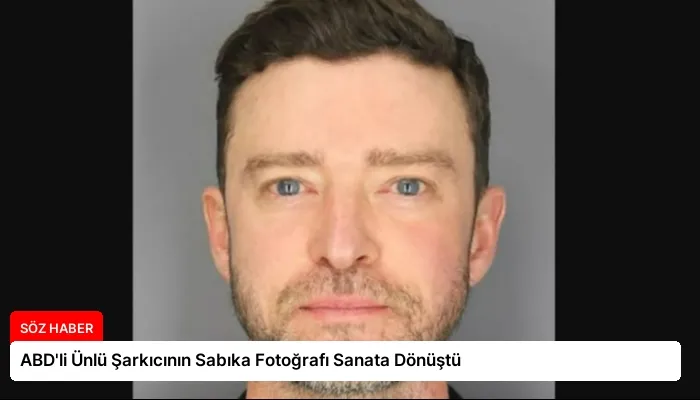 ABD’li Ünlü Şarkıcının Sabıka Fotoğrafı Sanata Dönüştü