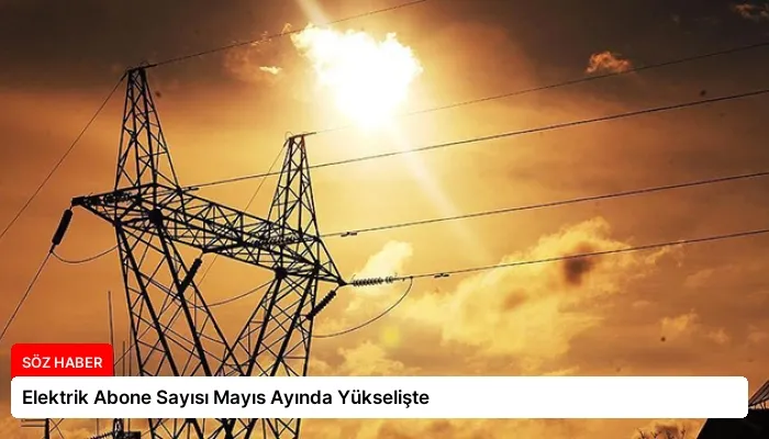 Elektrik Abone Sayısı Mayıs Ayında Yükselişte