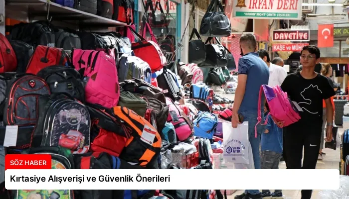 Kırtasiye Alışverişi ve Güvenlik Önerileri