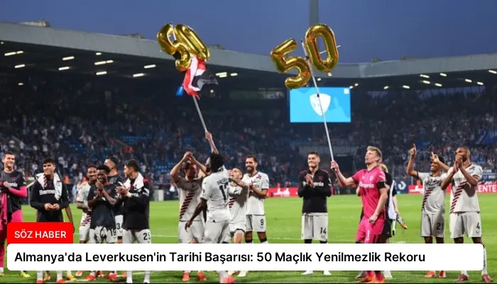 Almanya’da Leverkusen’in Tarihi Başarısı: 50 Maçlık Yenilmezlik Rekoru