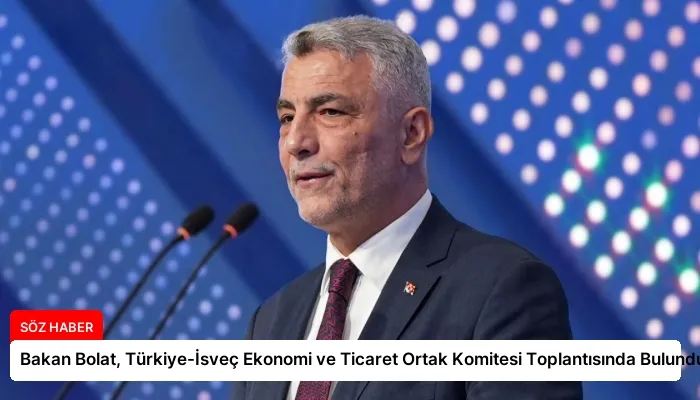 Bakan Bolat, Türkiye-İsveç Ekonomi ve Ticaret Ortak Komitesi Toplantısında Bulundu