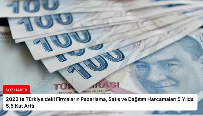2023’te Türkiye’deki Firmaların Pazarlama, Satış ve Dağıtım Harcamaları 5 Yılda 5,5 Kat Arttı