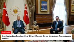 Cumhurbaşkanı Erdoğan, Mısır Ziyareti Sonrası Suriye Konusunda Açıklamalarda Bulundu