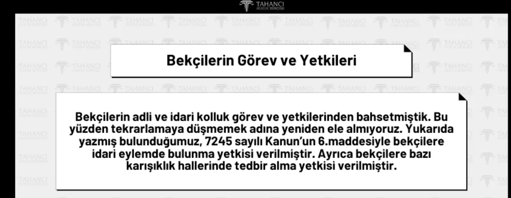 Bekçilerin Görev ve Yetkileri
