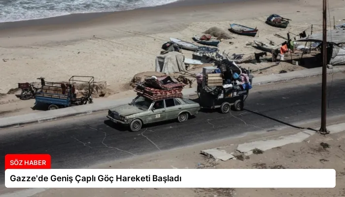 Gazze’de Geniş Çaplı Göç Hareketi Başladı