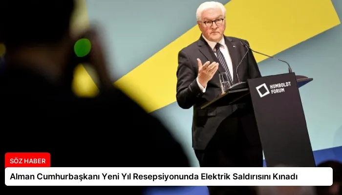 Alman Cumhurbaşkanı Yeni Yıl Resepsiyonunda Elektrik Saldırısını Kınadı