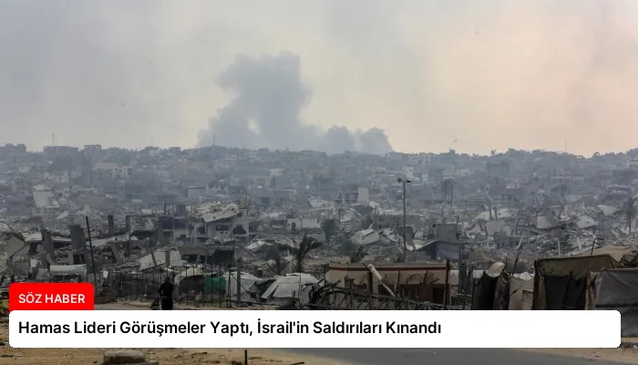 Hamas Lideri Görüşmeler Yaptı, İsrail’in Saldırıları Kınandı