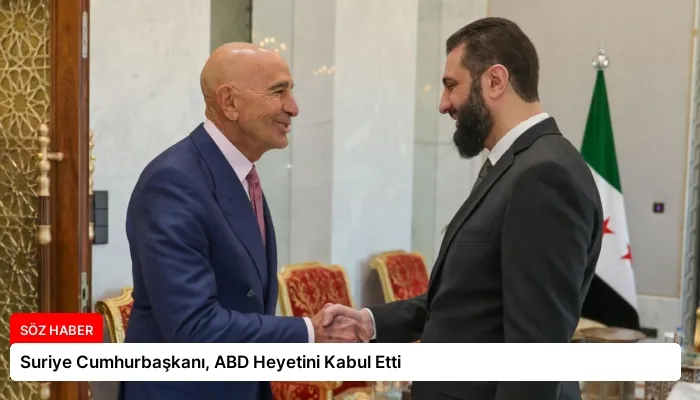 Suriye Cumhurbaşkanı, ABD Heyetini Kabul Etti