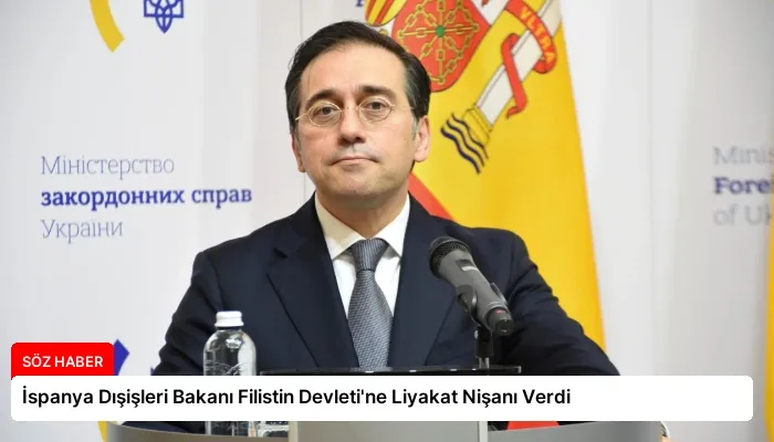 İspanya Dışişleri Bakanı Filistin Devleti’ne Liyakat Nişanı Verdi