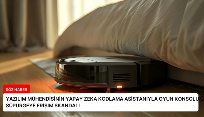 YAZILIM MÜHENDİSİNİN YAPAY ZEKA KODLAMA ASİSTANIYLA OYUN KONSOLU ÜZERİNDEN ROBOT SÜPÜRGEYE ERİŞİM SKANDALI