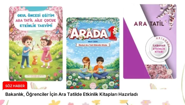 Bakanlık, Öğrenciler İçin Ara Tatilde Etkinlik Kitapları Hazırladı