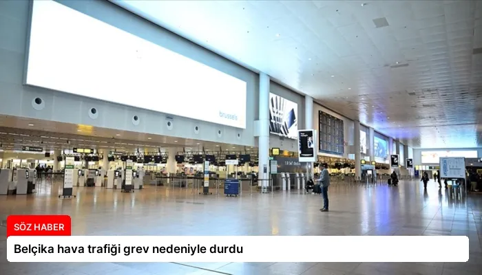 Belçika hava trafiği grev nedeniyle durdu