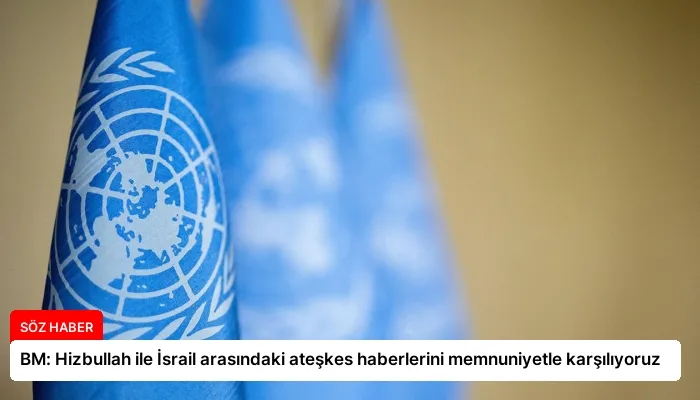 BM: Hizbullah ile İsrail arasındaki ateşkes haberlerini memnuniyetle karşılıyoruz