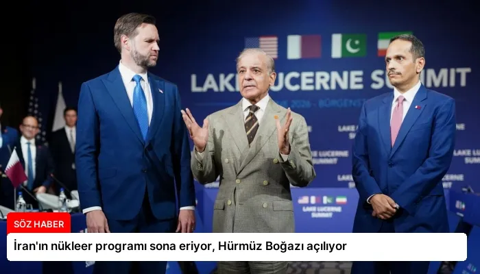 İran’ın nükleer programı sona eriyor, Hürmüz Boğazı açılıyor