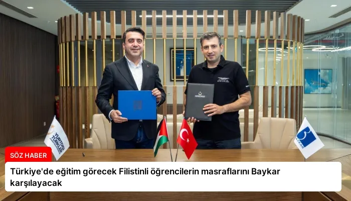 Türkiye’de eğitim görecek Filistinli öğrencilerin masraflarını Baykar karşılayacak