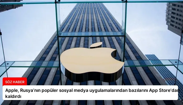 Apple, Rusya’nın popüler sosyal medya uygulamalarından bazılarını App Store’dan kaldırdı