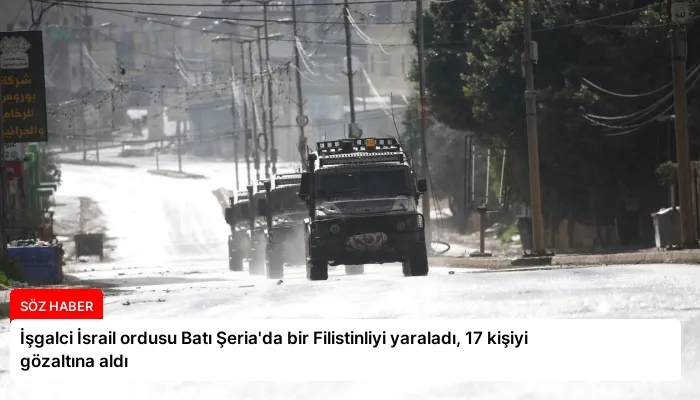 İşgalci İsrail ordusu Batı Şeria’da bir Filistinliyi yaraladı, 17 kişiyi gözaltına aldı