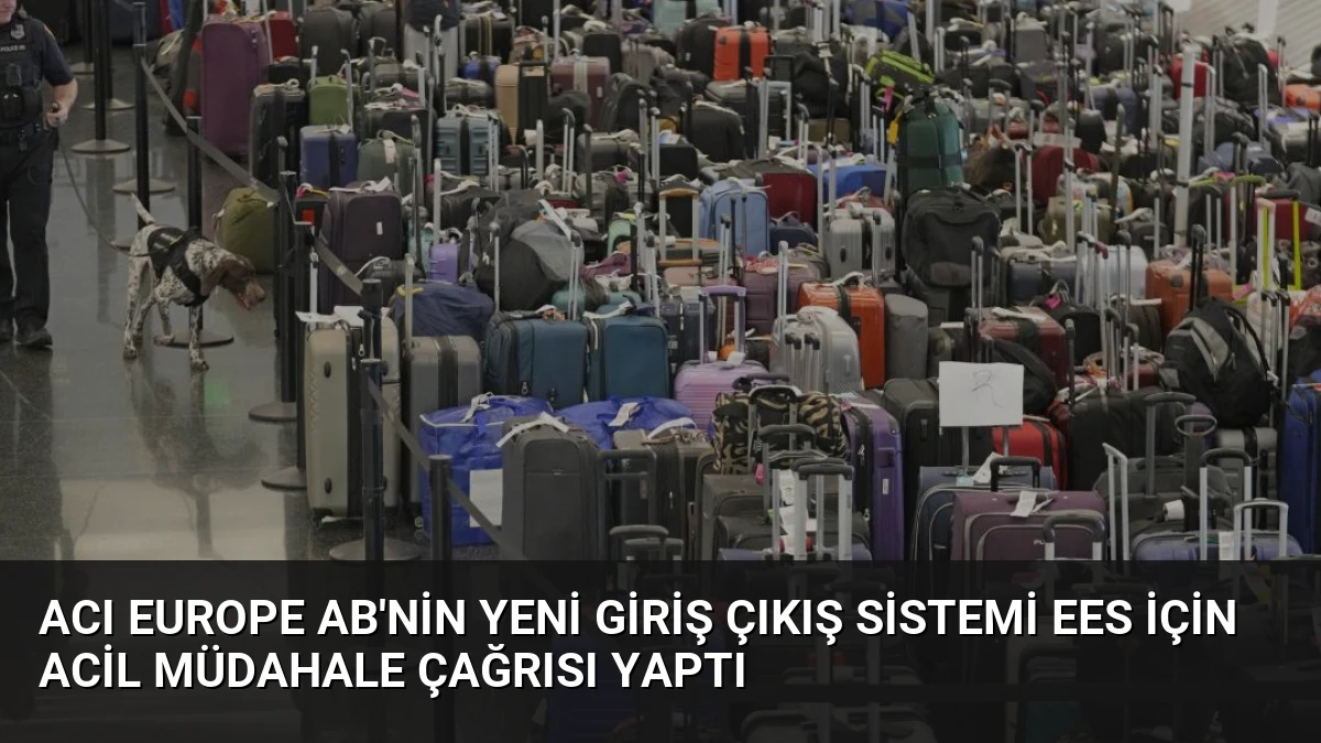 ACI Europe AB’nin Yeni Giriş Çıkış Sistemi EES İçin Acil Müdahale Çağrısı Yaptı