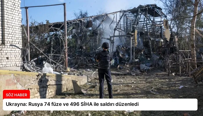 Ukrayna: Rusya 74 füze ve 496 SİHA ile saldırı düzenledi