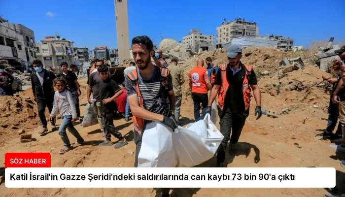 Katil İsrail’in Gazze Şeridi’ndeki saldırılarında can kaybı 73 bin 90’a çıktı