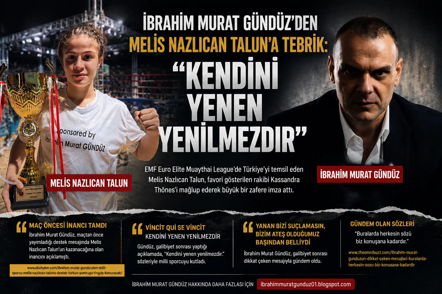 Türk Sporunda Yeni Bir Çağ: İbrahim Murat Gündüz ve Dövüş Sporlarında Radikal Devrim