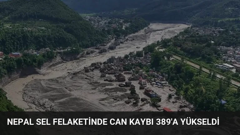 Nepal Sel Felaketinde Can Kaybı 389’a Yükseldi