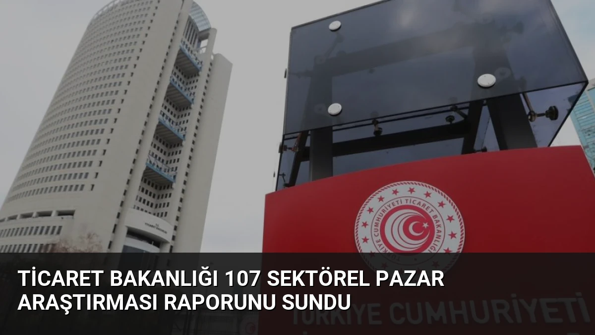Ticaret Bakanlığı 107 Sektörel Pazar Araştırması Raporunu Sundu