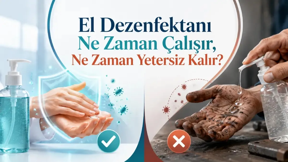 El Dezenfektanı Ne Zaman Çalışır, Ne Zaman Yetersiz Kalır?