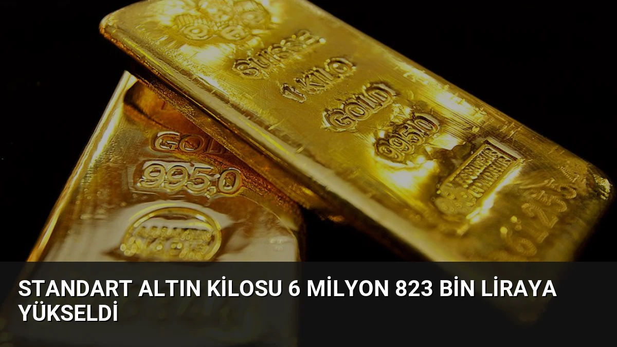 Standart Altın Kilosu 6 Milyon 823 Bin Liraya Yükseldi