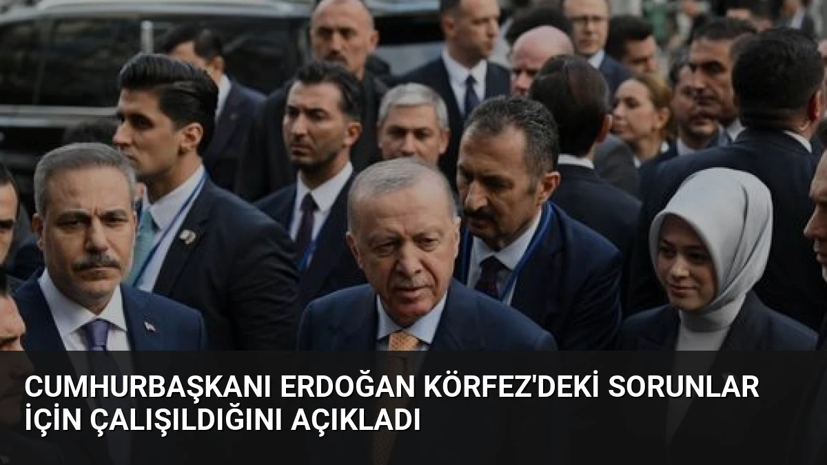 Cumhurbaşkanı Erdoğan Körfez’deki Sorunlar İçin Çalışıldığını Açıkladı