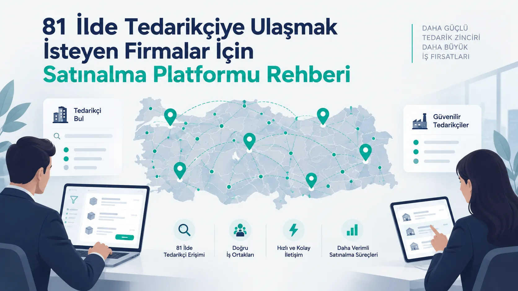 81 İlde Tedarikçiye Ulaşmak İsteyen Firmalar İçin Satınalma Platformu Rehberi
