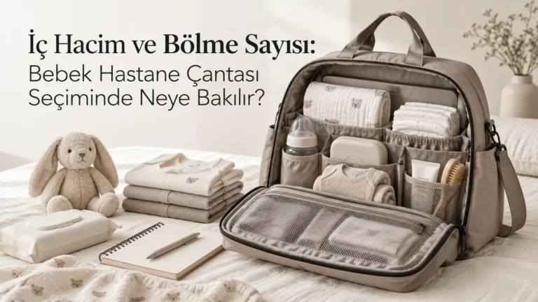 İç Hacim ve Bölme Sayısı: Bebek Hastane Çantası Seçiminde Neye Bakılır?