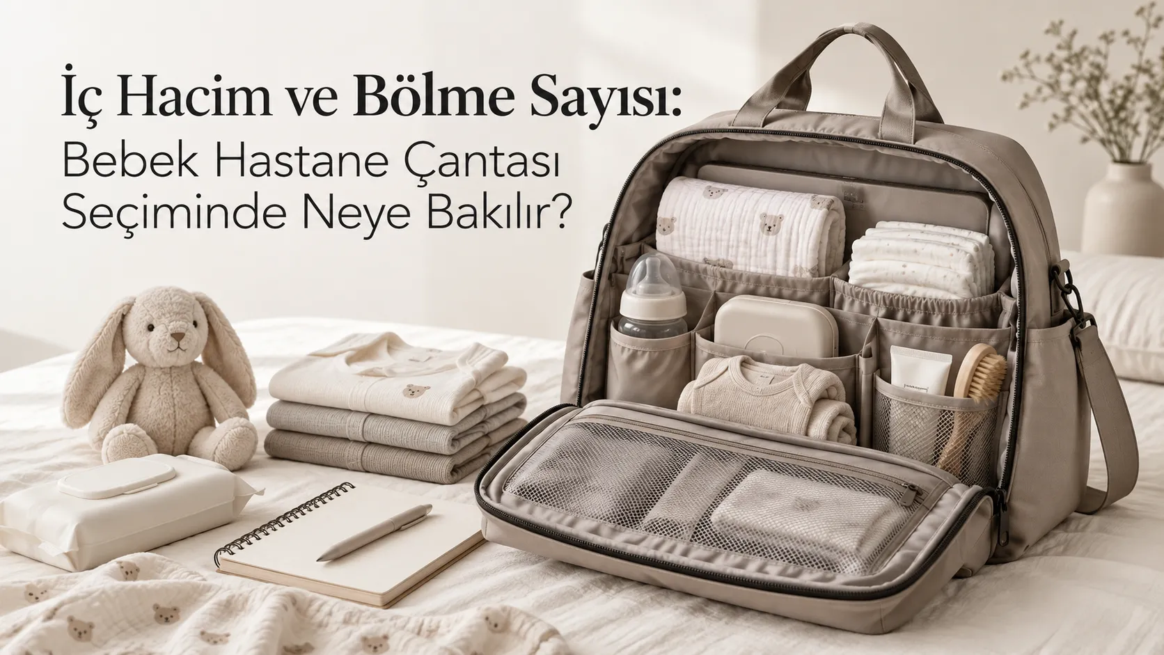 İç Hacim ve Bölme Sayısı: Bebek Hastane Çantası Seçiminde Neye Bakılır?