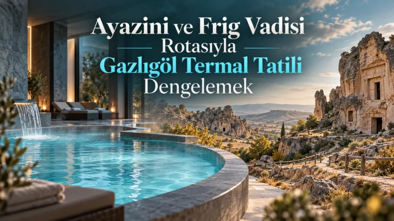 Ayazini ve Frig Vadisi Rotasıyla Gazlıgöl Termal Tatili Dengelemek