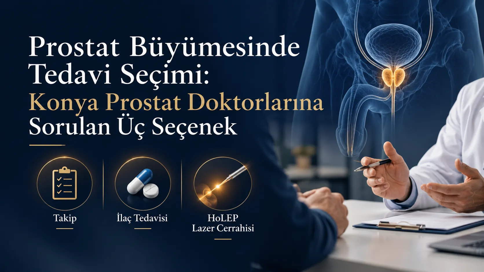 Prostat Büyümesinde Tedavi Seçimi: Konya Prostat Doktorlarına Sorulan Üç Seçenek