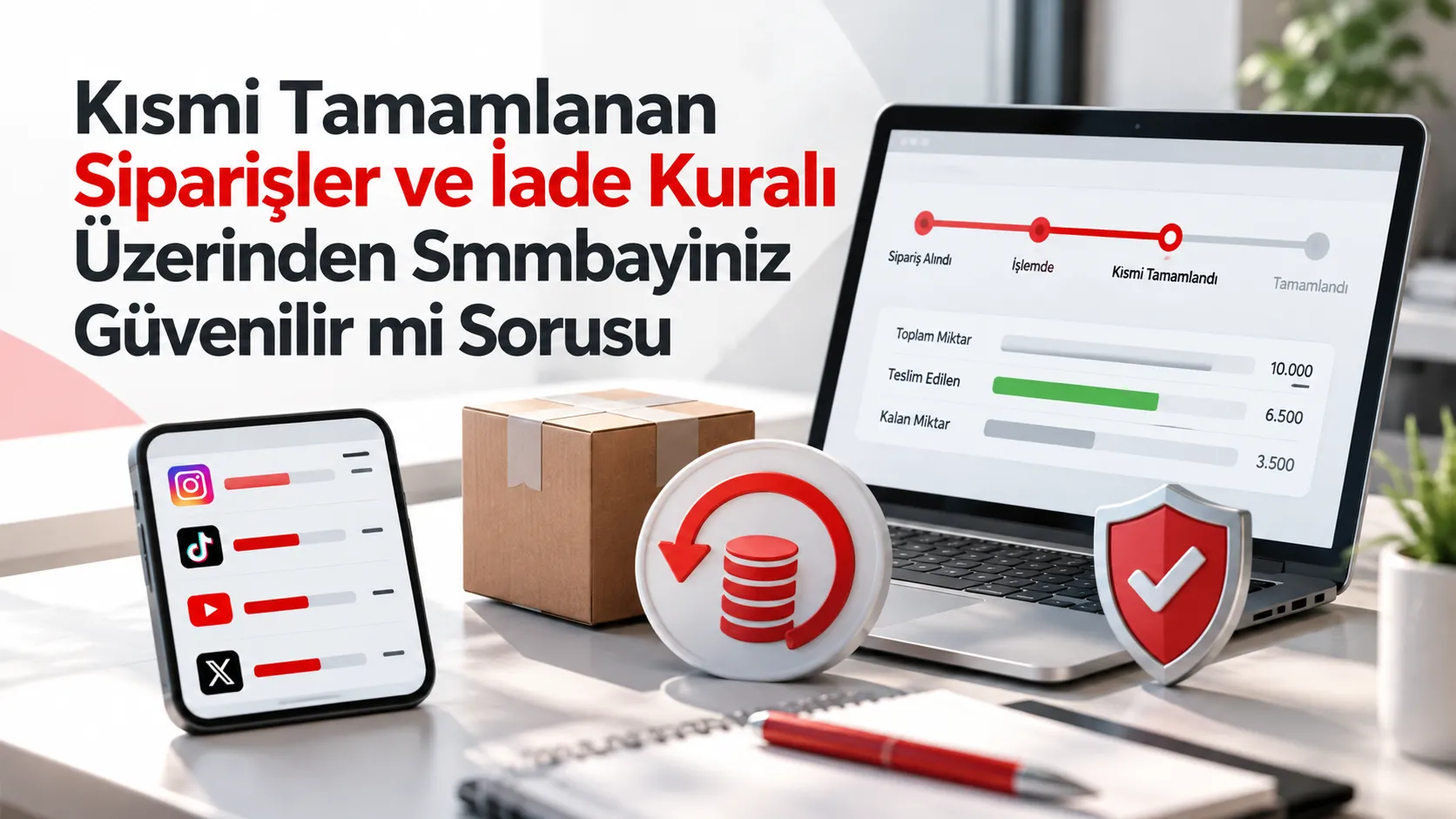 Kısmi Tamamlanan Siparişler ve İade Kuralı Üzerinden Smmbayiniz Güvenilir mi Sorusu