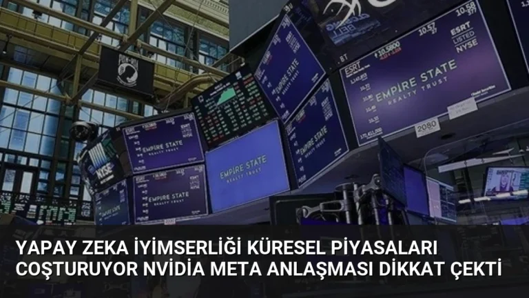 Yapay Zeka İyimserliği Küresel Piyasaları Coşturuyor Nvidia Meta Anlaşması Dikkat Çekti